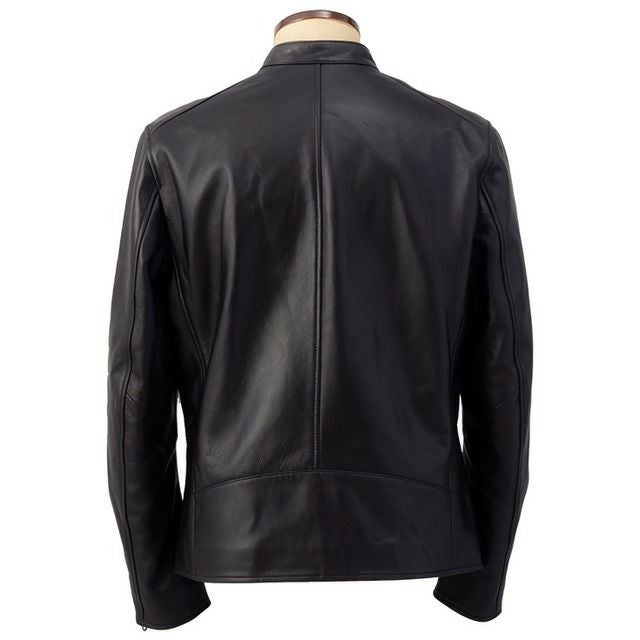 LIUGOO 本革 シングルライダース メンズ リューグー SRS17A ライダース