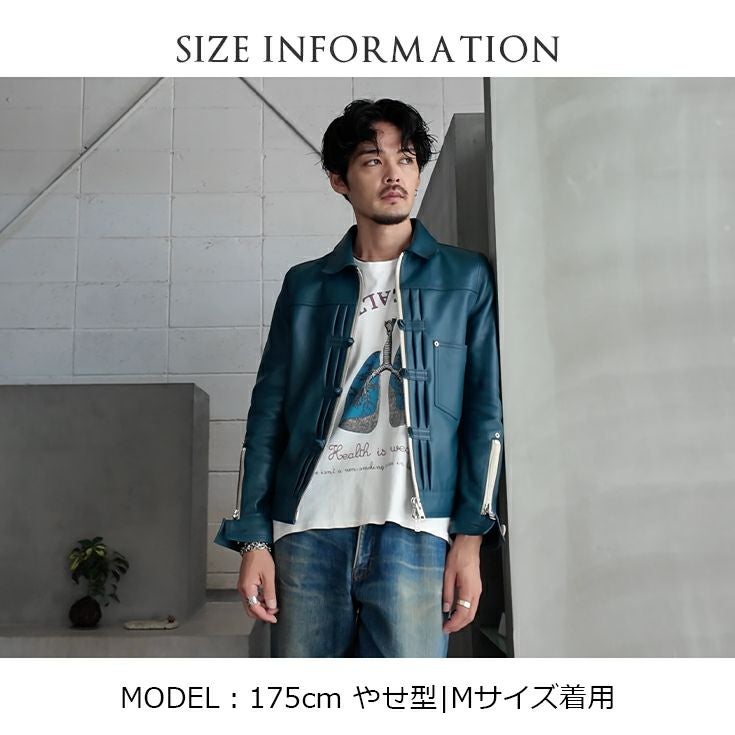 VaLLet 本革 レザージージャン メンズ ヴァレット VALLET06AN レザー