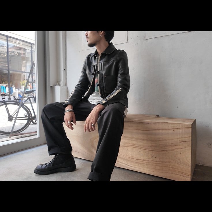 VaLLet 本革 レザージージャン メンズ ヴァレット VALLET06VG レザー 