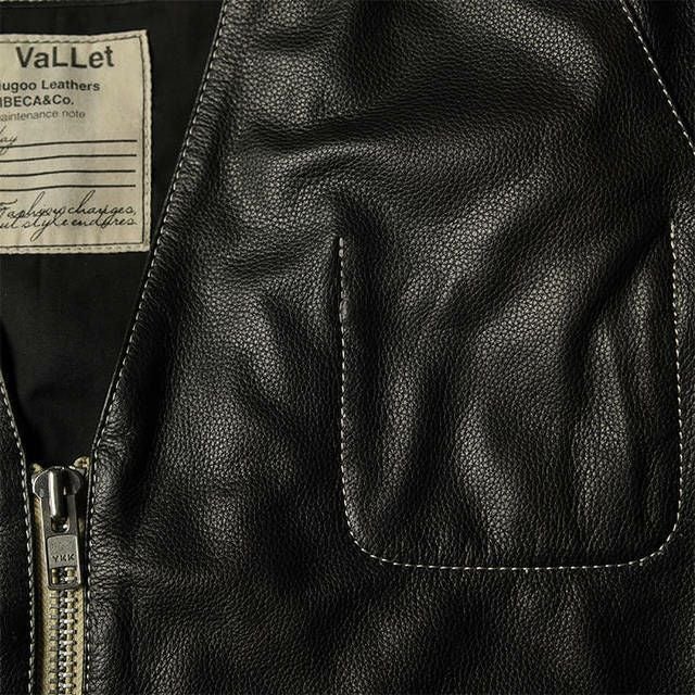 VaLLet 本革 レザーカーディガン メンズ ヴァレット VALLET08AN レザー
