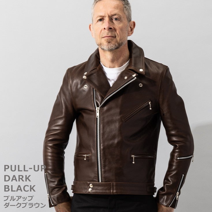 Liugoo Leathers 本革 UKダブルライダースジャケット 着脱ライナー付