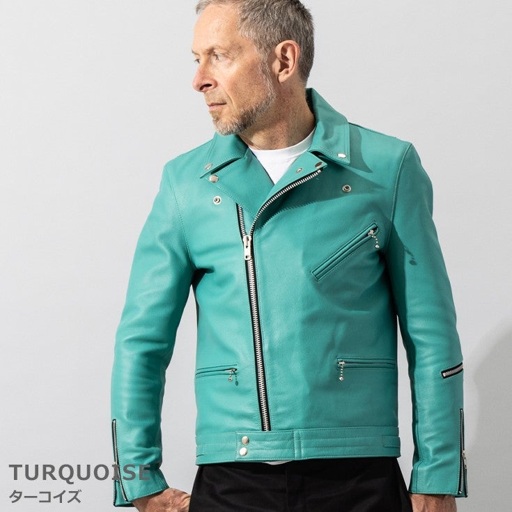Liugoo Leathers 本革 UKダブルライダースジャケット 着脱ライナー付