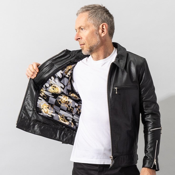 Liugoo Leathers シングルライダース用スワップライナー（和柄/風神